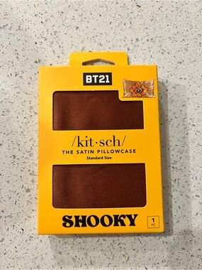 Suga BT21 Shooky satin pillowcase